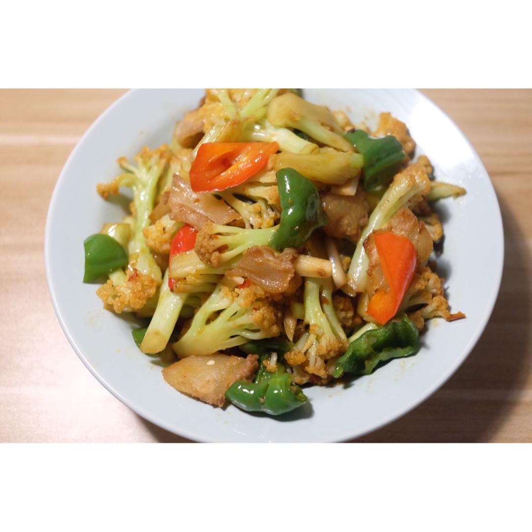 很“浪费”米饭的家常菜之一-------干锅菜花