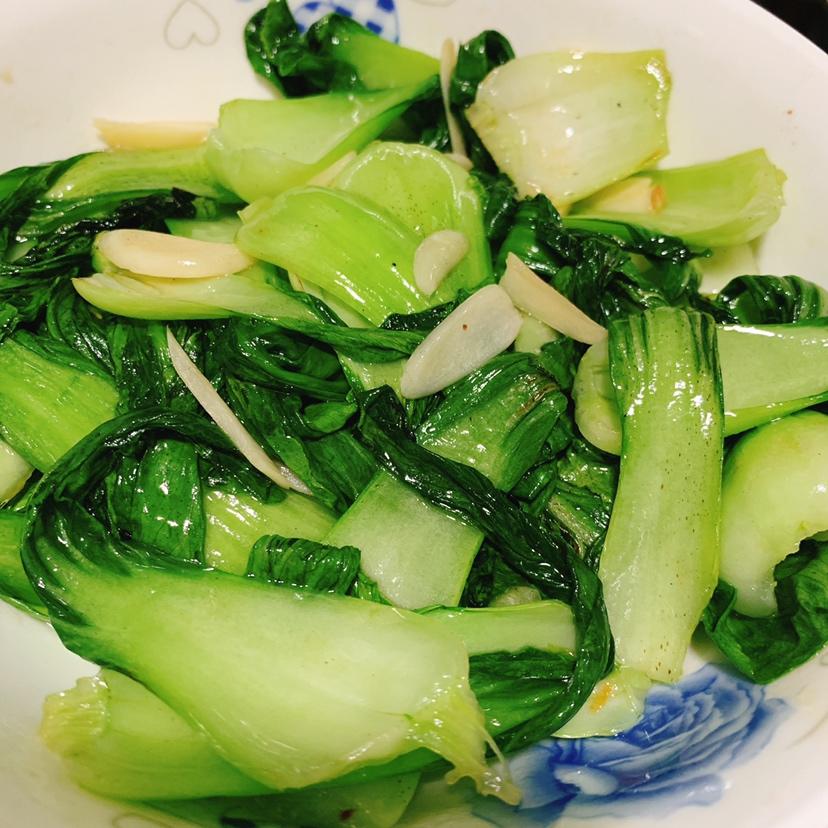 快手清炒上海青白菜🥬的做法