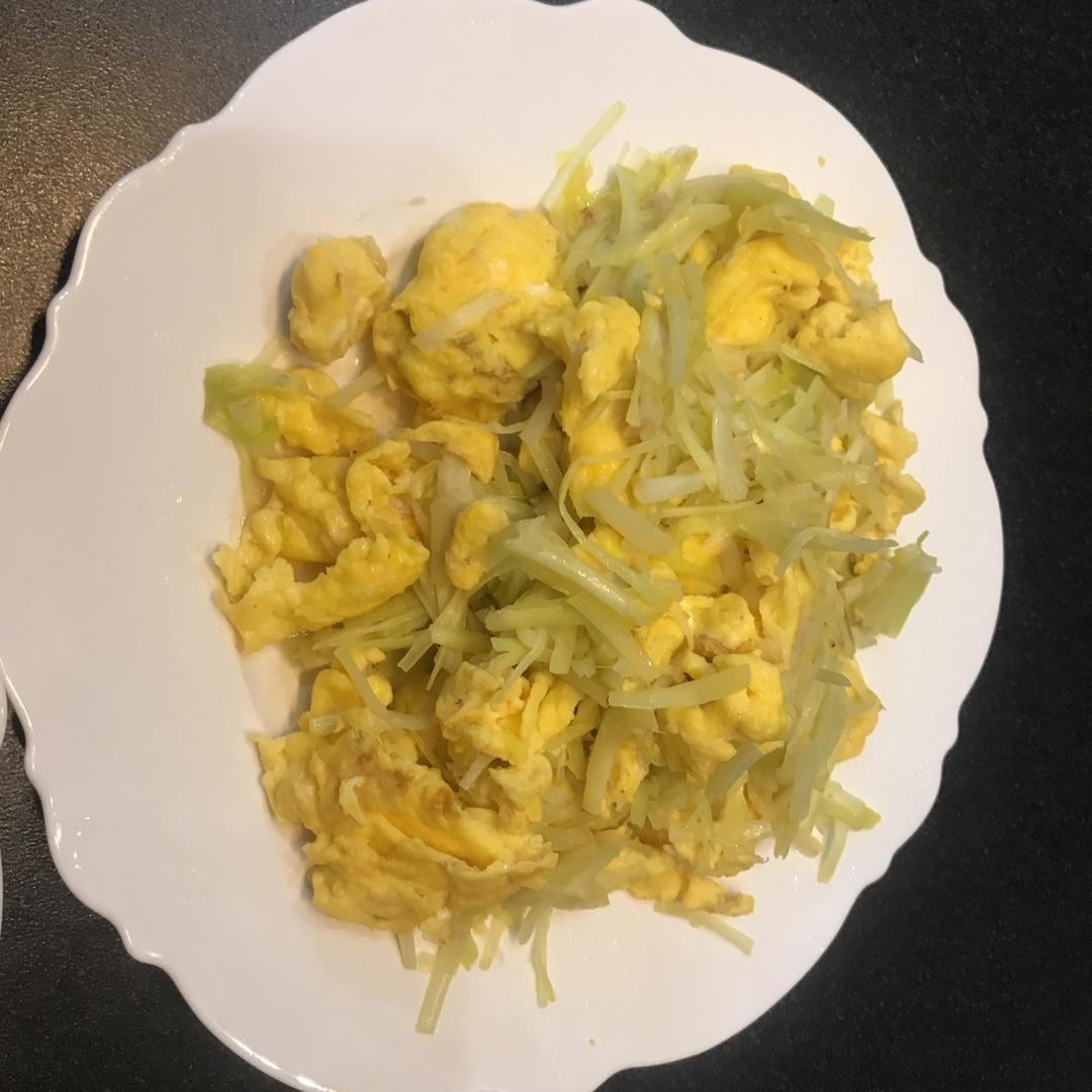 韭黄炒鸡蛋