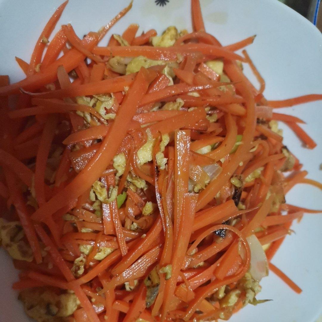 胡萝卜炒鸡蛋