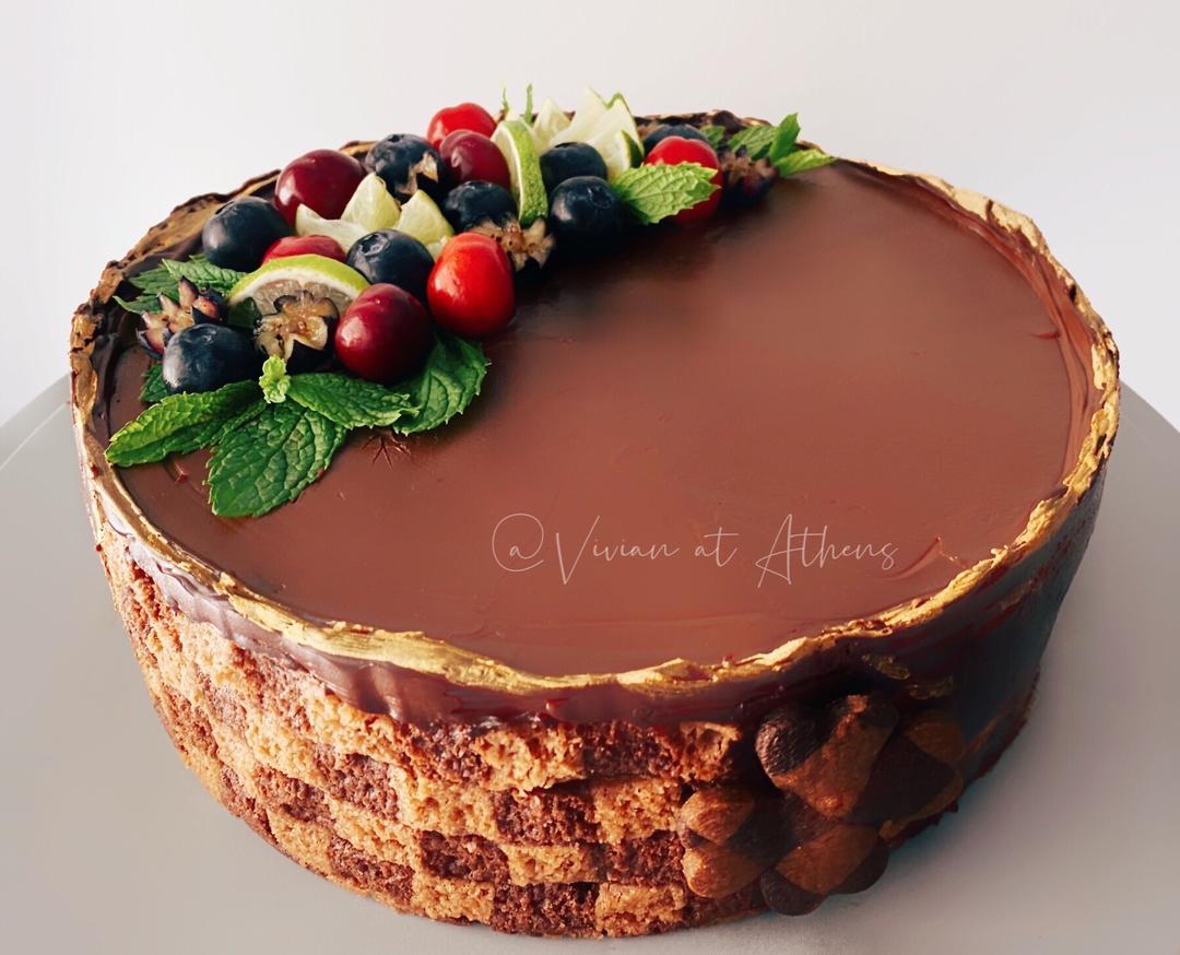 LV蛋糕的壳子制作的做法