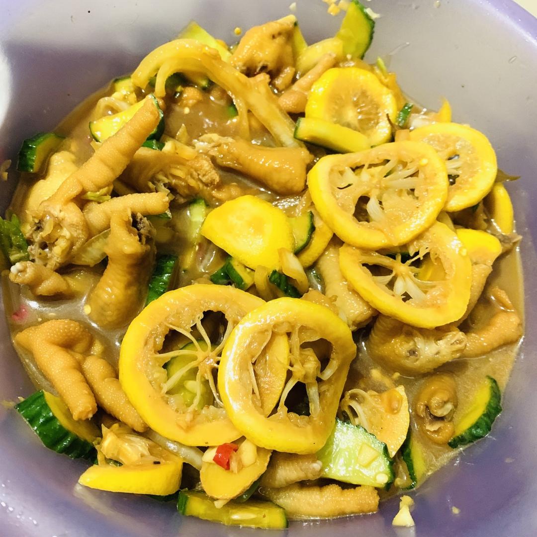 柠檬百香果鸡爪