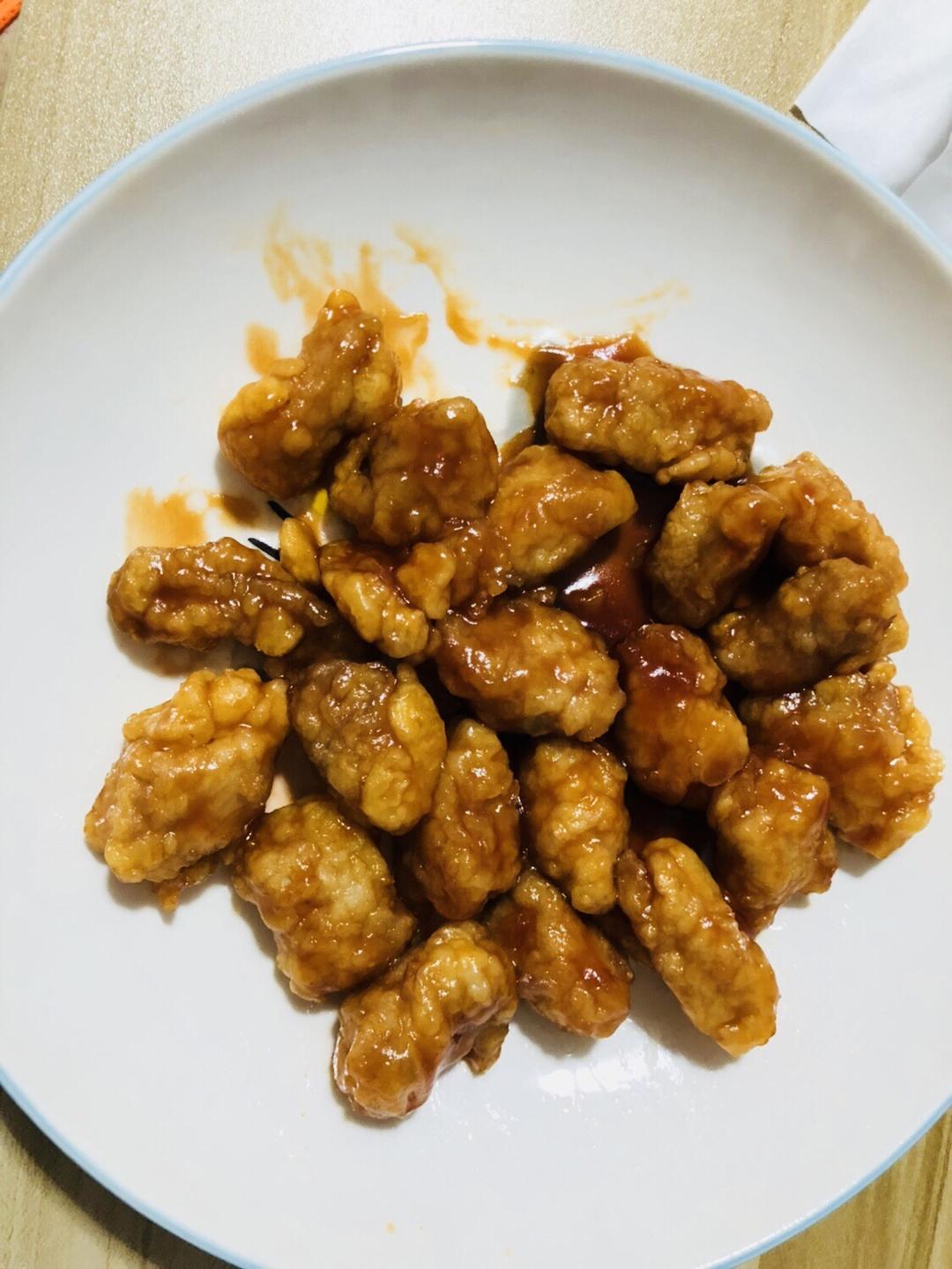 糖醋瘦肉的做法