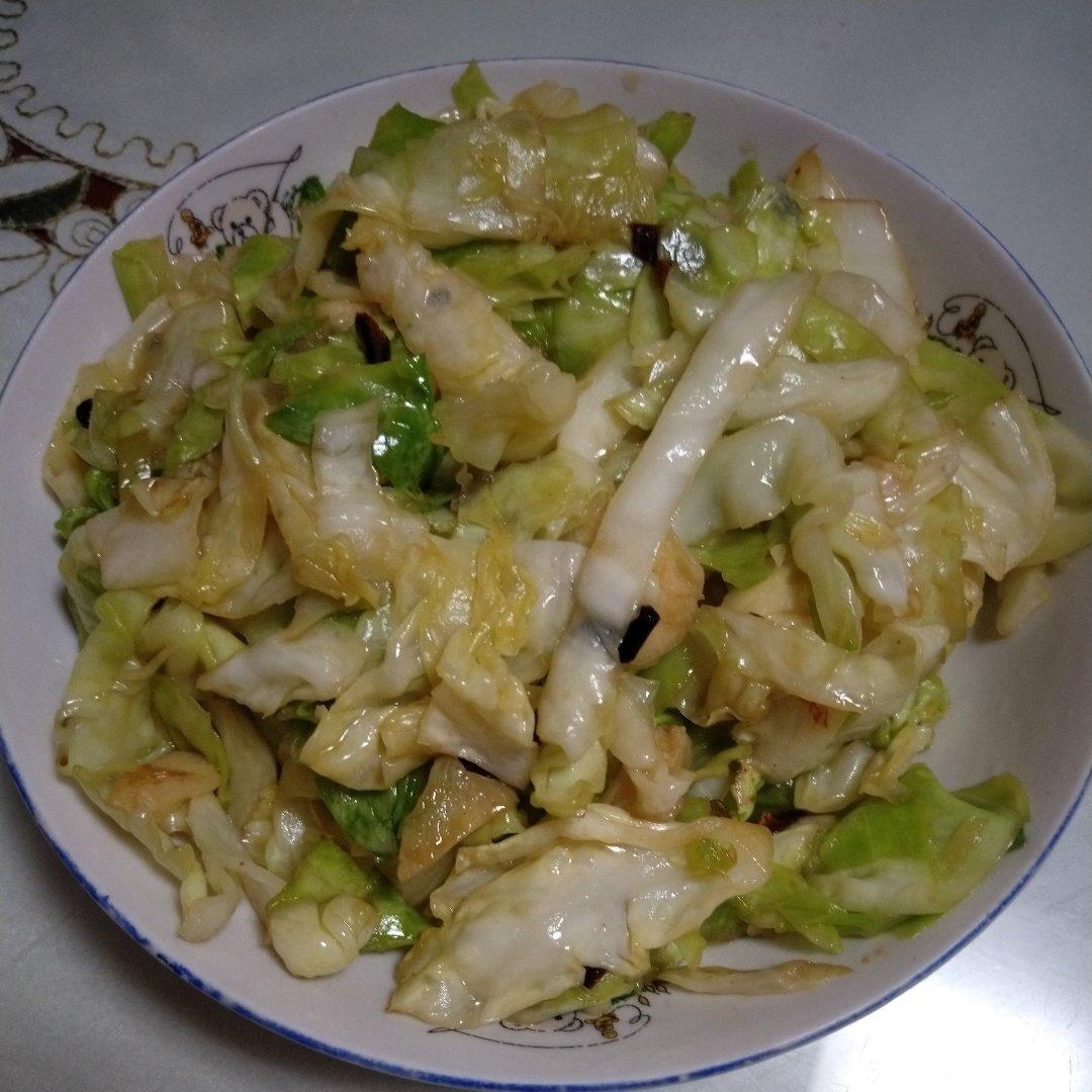 炝炒包心菜