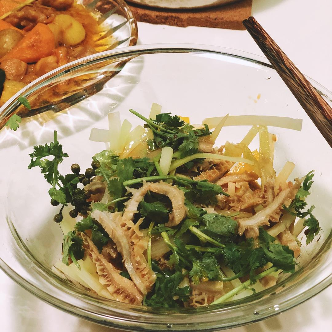 鲜花椒红油金钱肚【食材包操作说明】