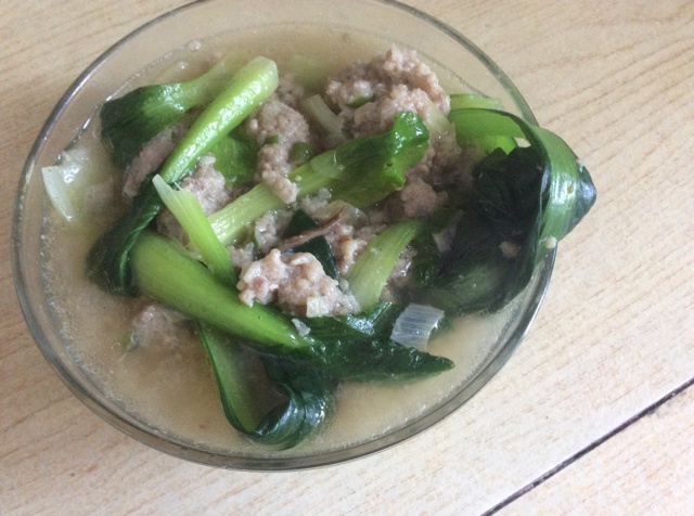 翡翠生汆丸子汤