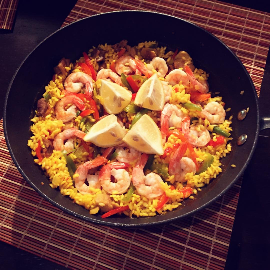 西班牙海鲜饭（Paella）