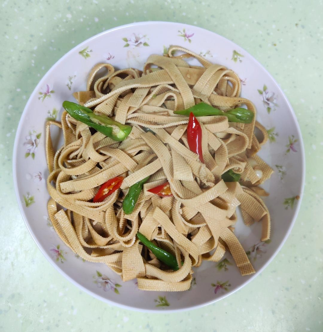 色香味俱全～炒豆皮