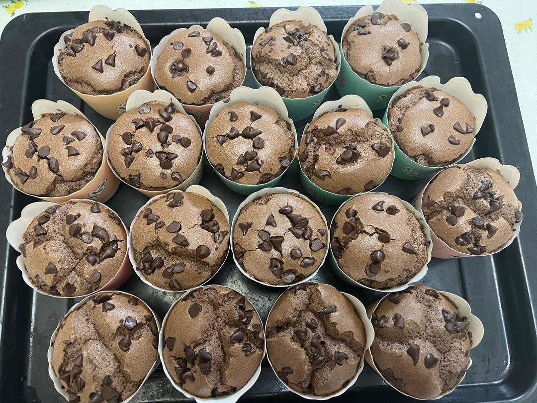 香浓巧克力❗一秒爱上巧克力纸杯蛋糕