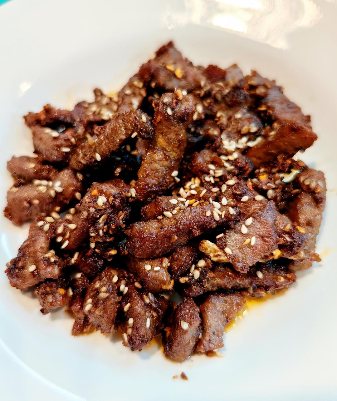 香辣手撕牛肉干