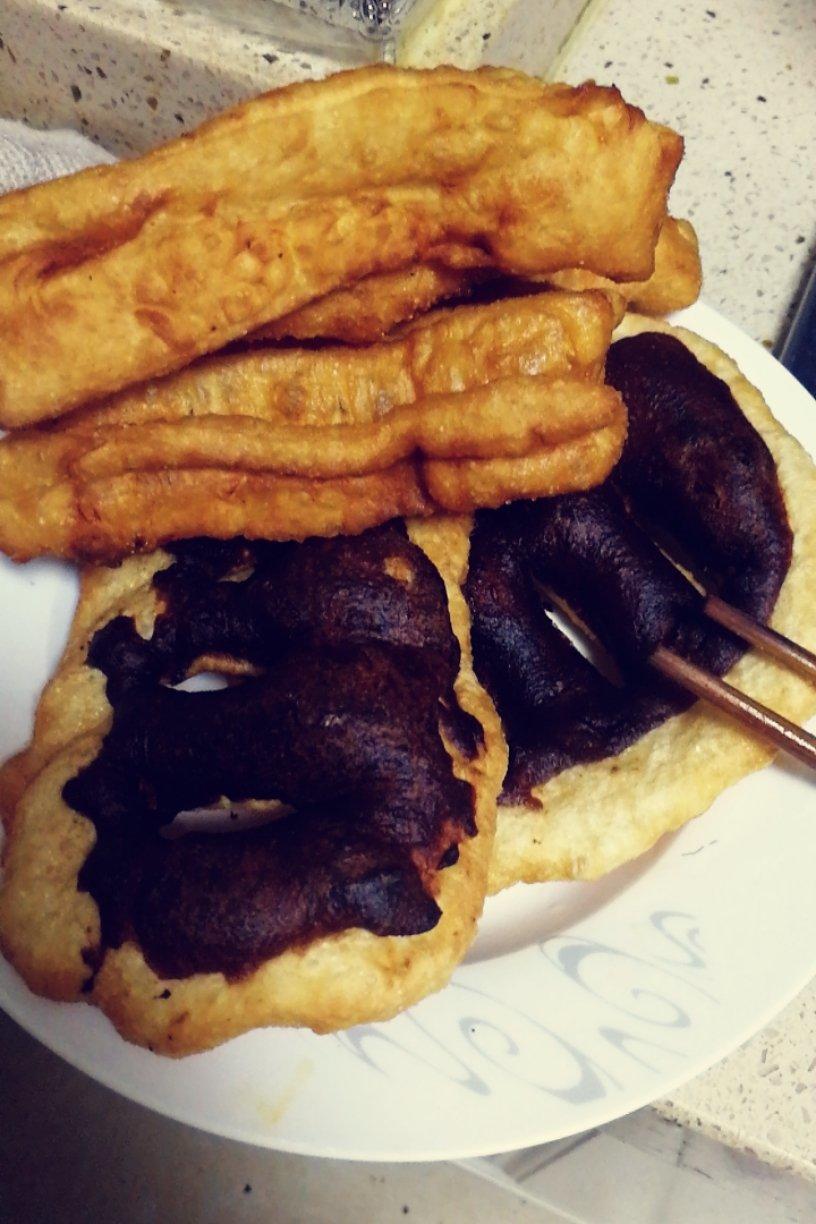 炸油饼、糖油饼