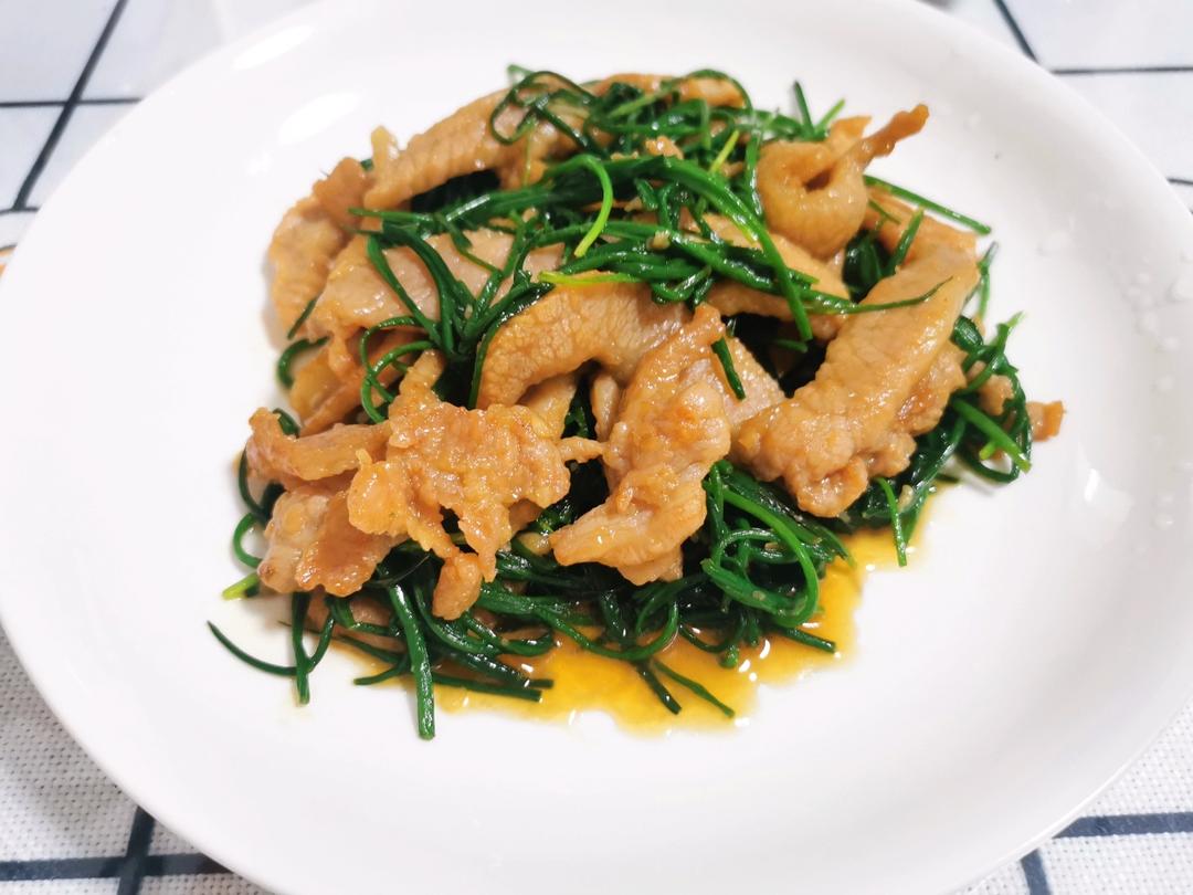 沙葱炒肉