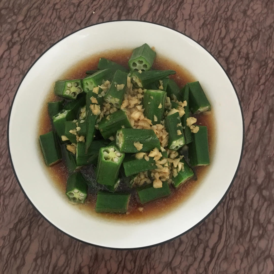 蒜蓉秋葵