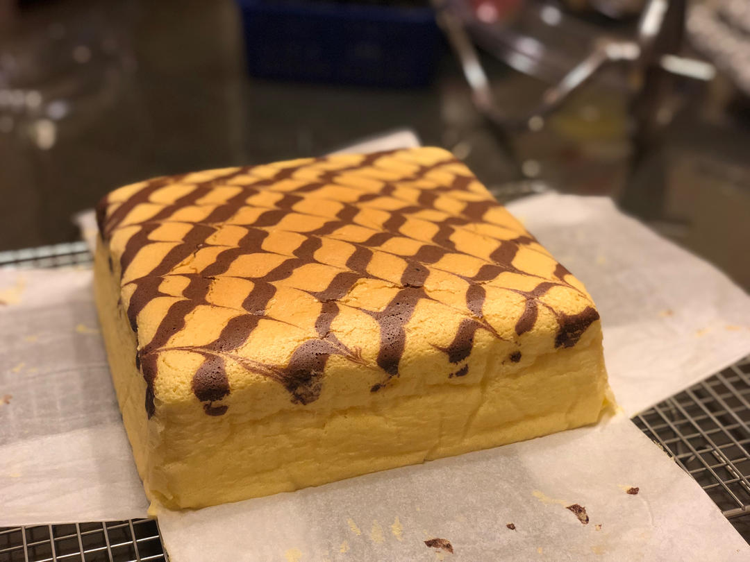 古早味蛋糕....烫面水浴法