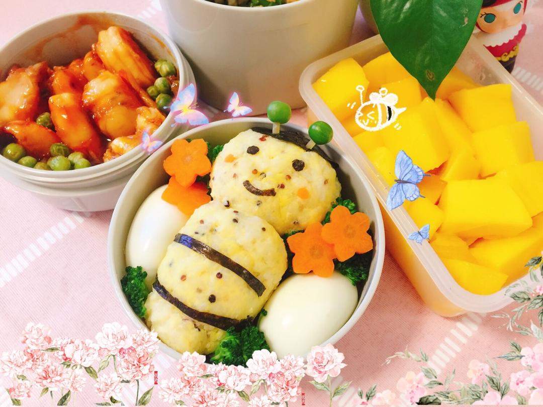 小蜜蜂饭团便当