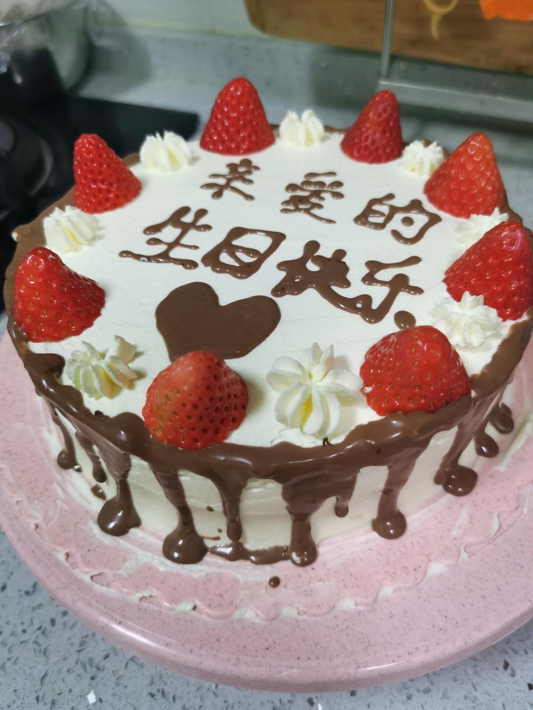 蛋糕淋面之一：甘那许淋面（详细解答淋面太稠的问题）