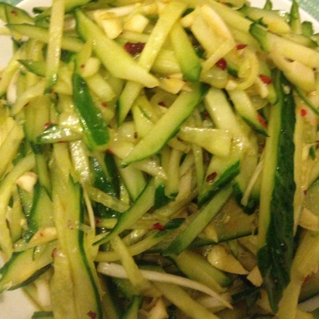 董太的私方菜--凉拌黄瓜丝