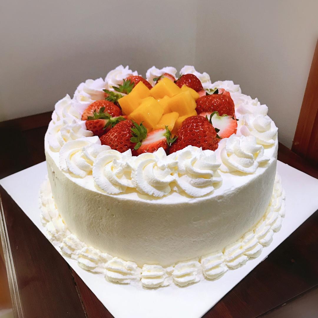 fordada做的淡奶油裱花蛋糕