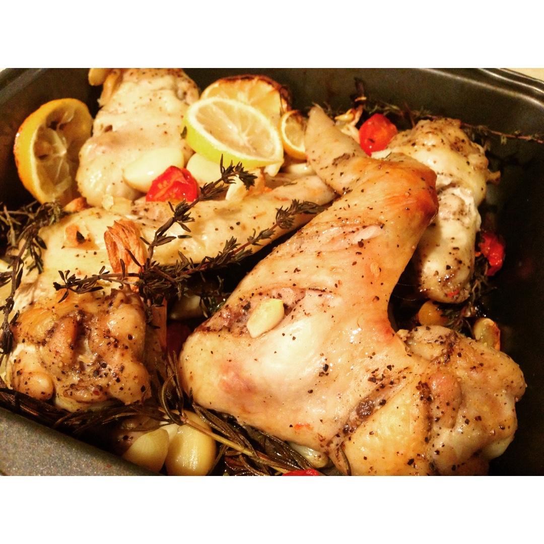 超详细 入味马杀鸡迷迭香烤鸡腿（翅）宴客必备