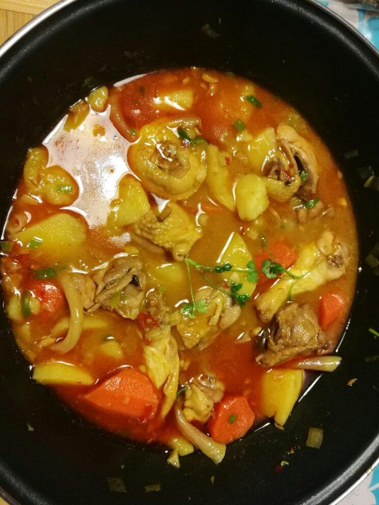 土豆炖鸡块