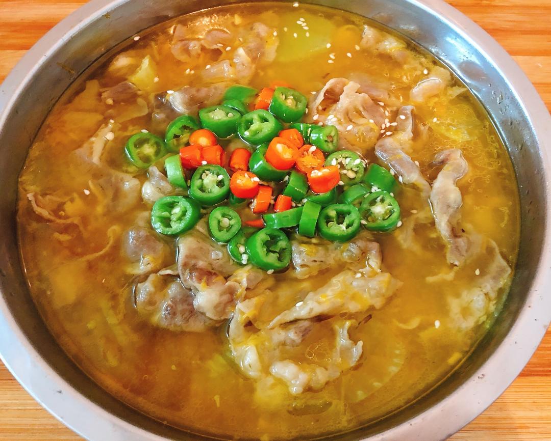 金汤肥牛，酸辣爽口，清爽不腻的做法