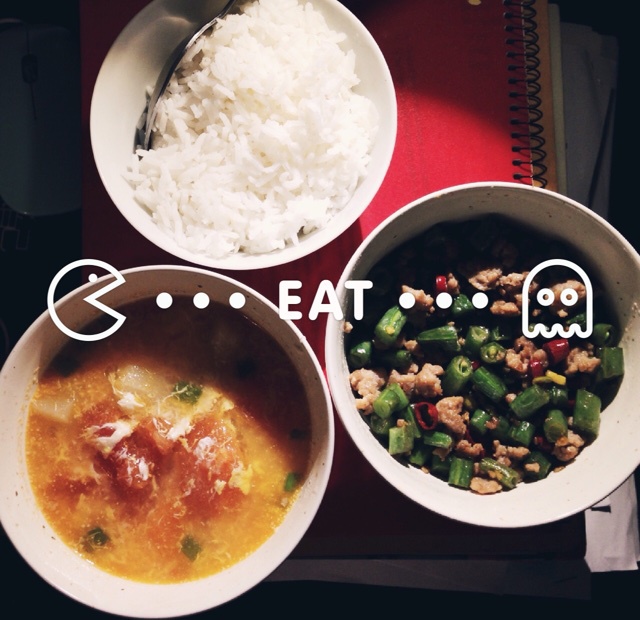 肉沫豆角下饭菜