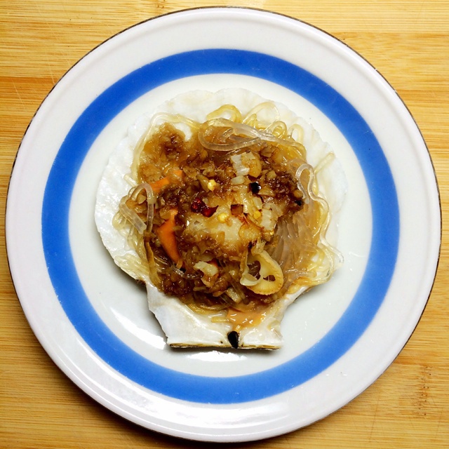 蒜蓉粉丝蒸扇贝