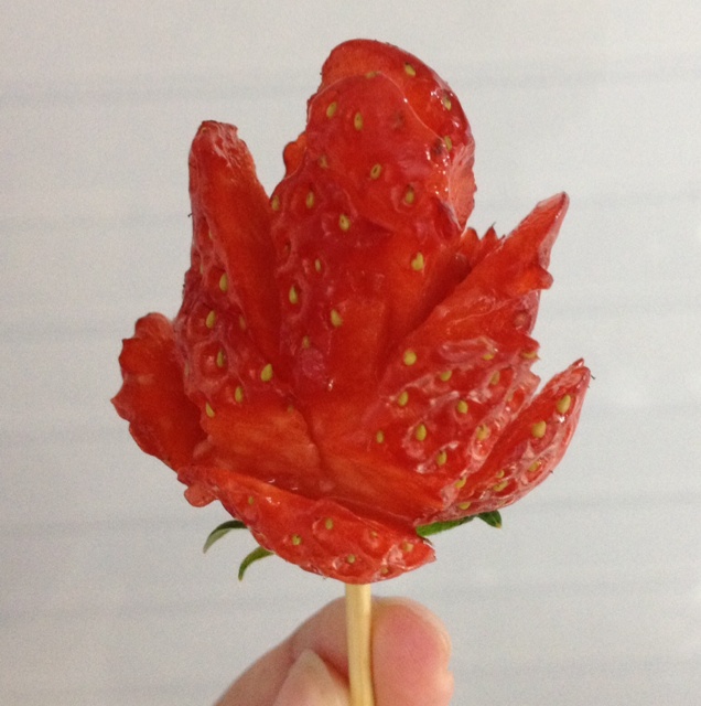 草莓玫瑰花