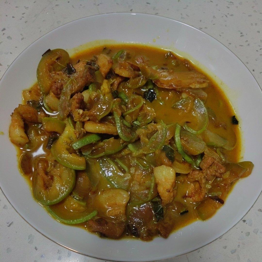 西葫芦炒肉