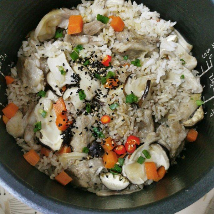 【电饭煲松茸焖饭】