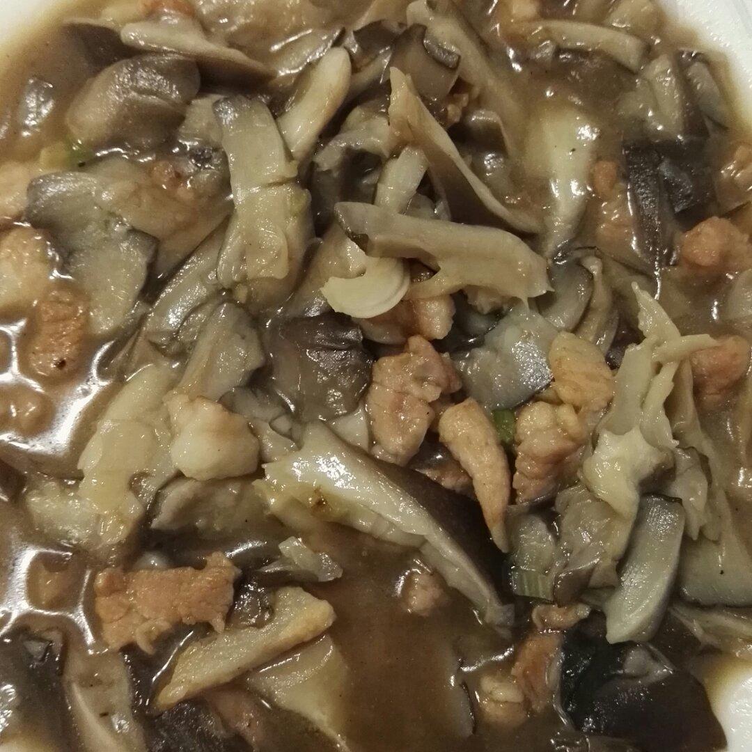 蘑菇炒肉丝