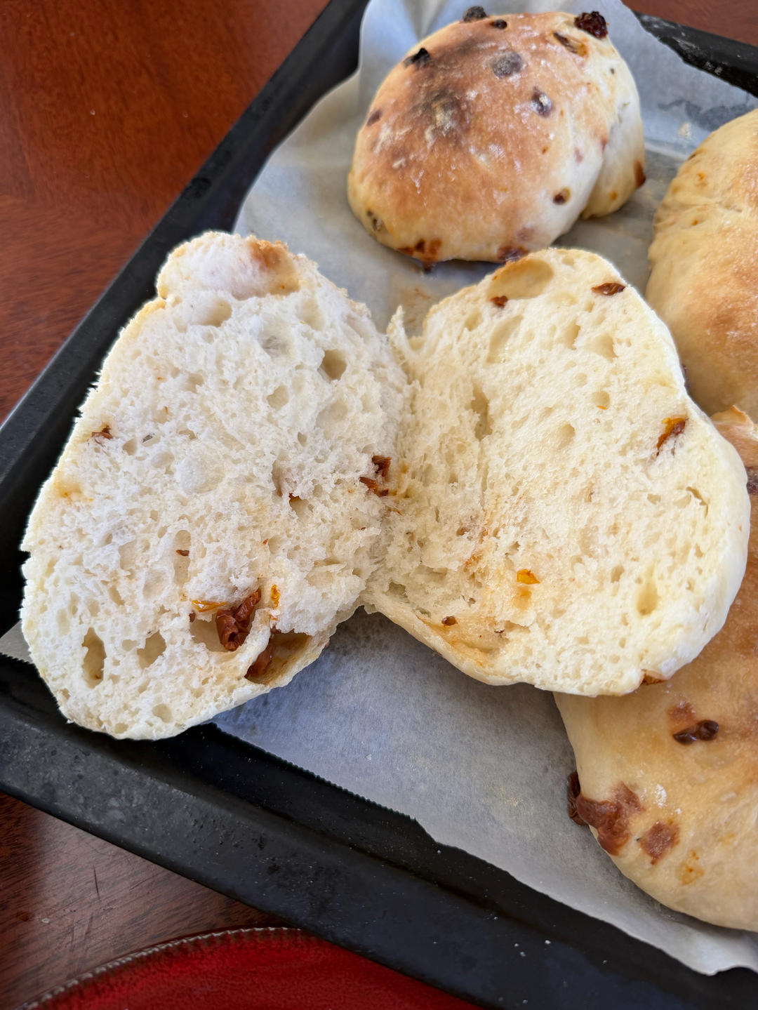 超级简单点恰巴塔配方！免揉面也有大气孔💞