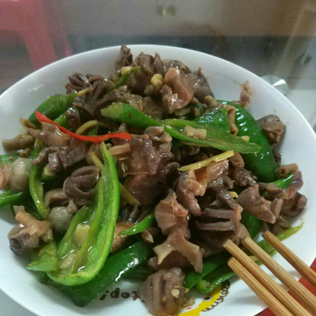 夏天的冬季做的爆炒鸡肾