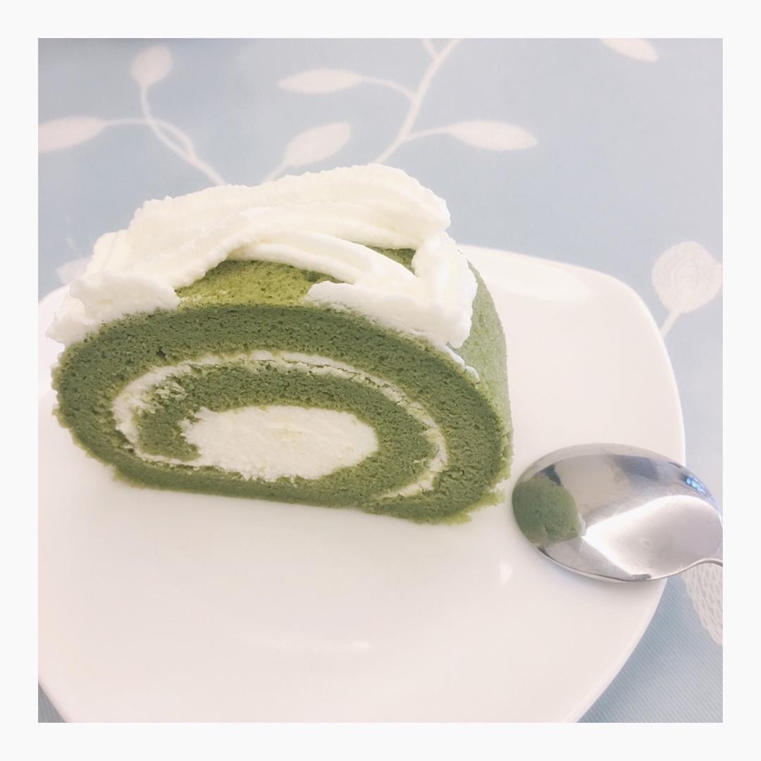 抹茶蜜豆蛋糕卷