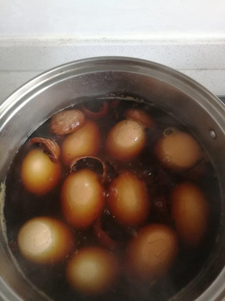 核桃壳煮鸡蛋