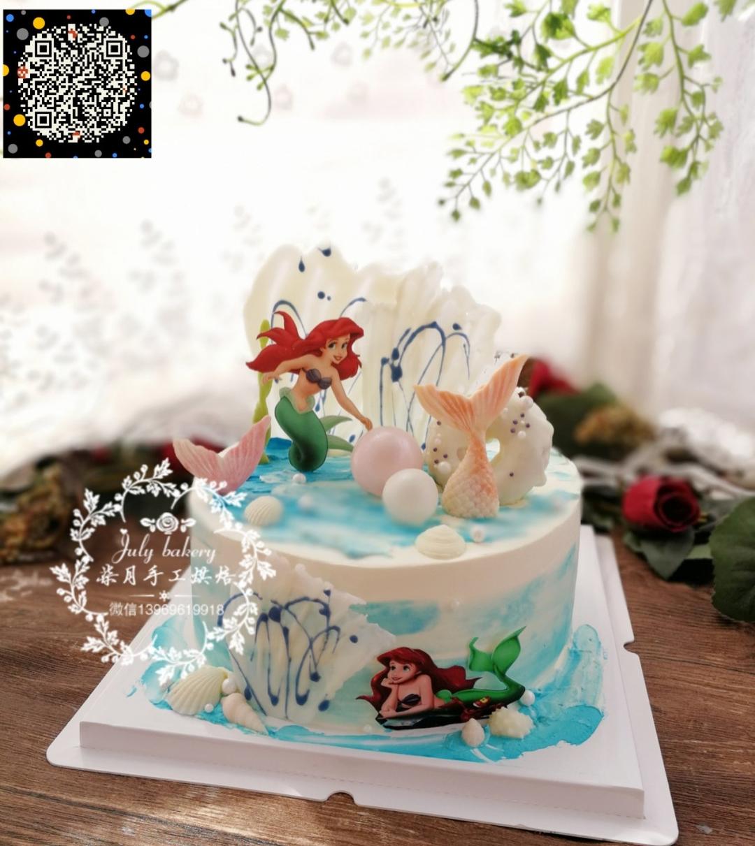 八寸戚风蛋糕（生日蛋糕坯）附六寸配单