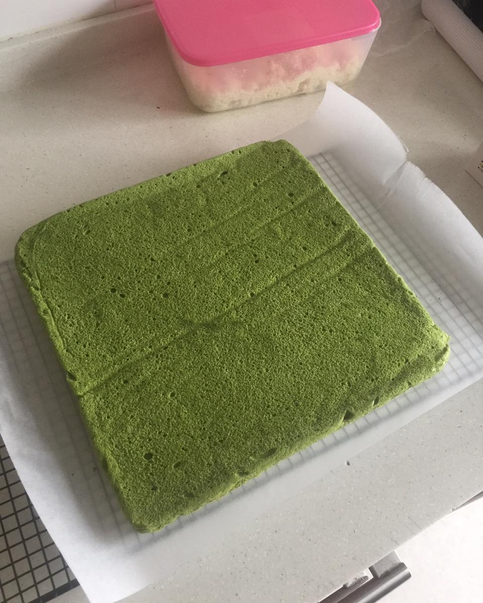 烫面抹茶蛋糕卷（卷不易裂）