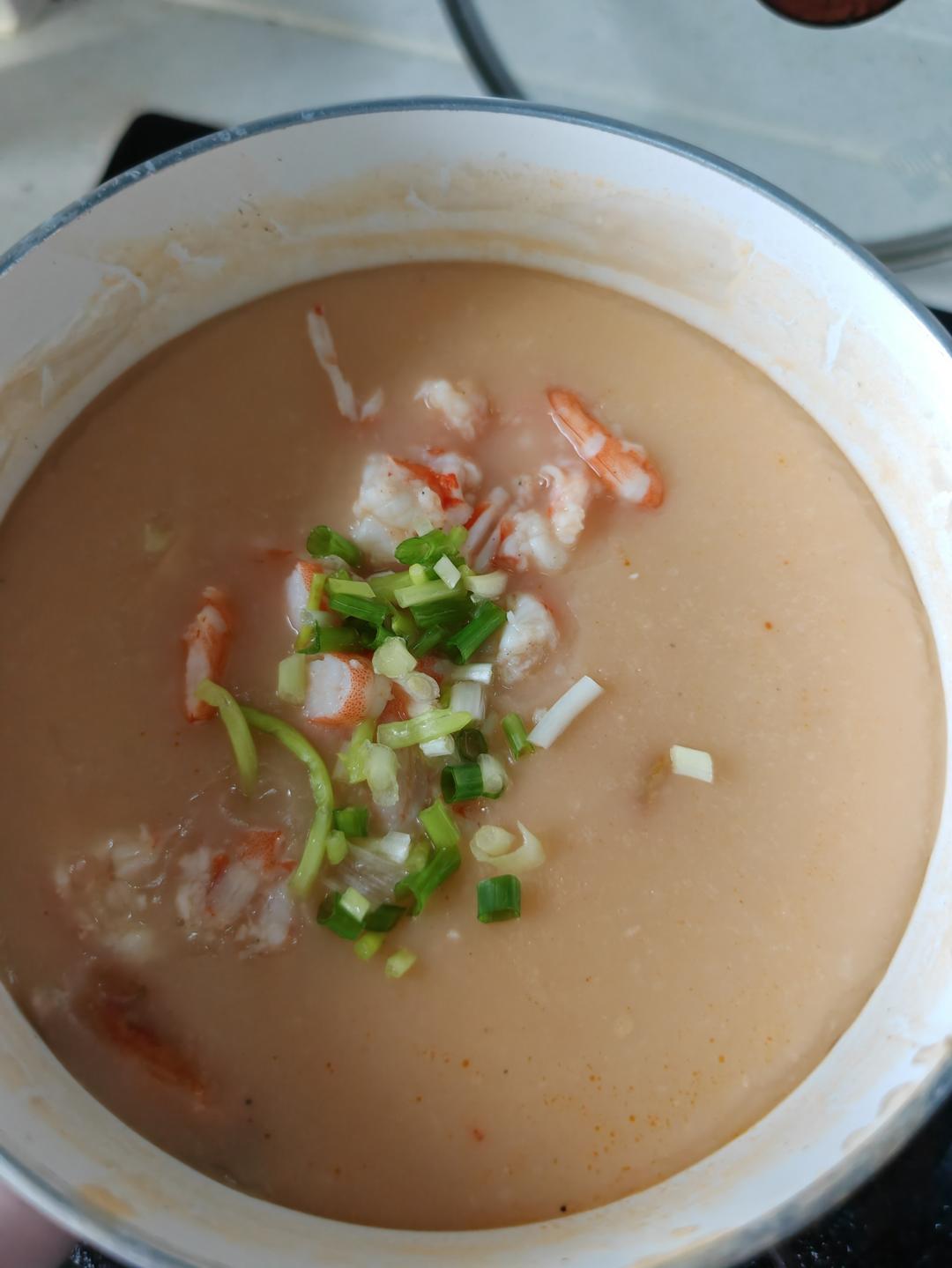 零难度的海鲜粥的做法