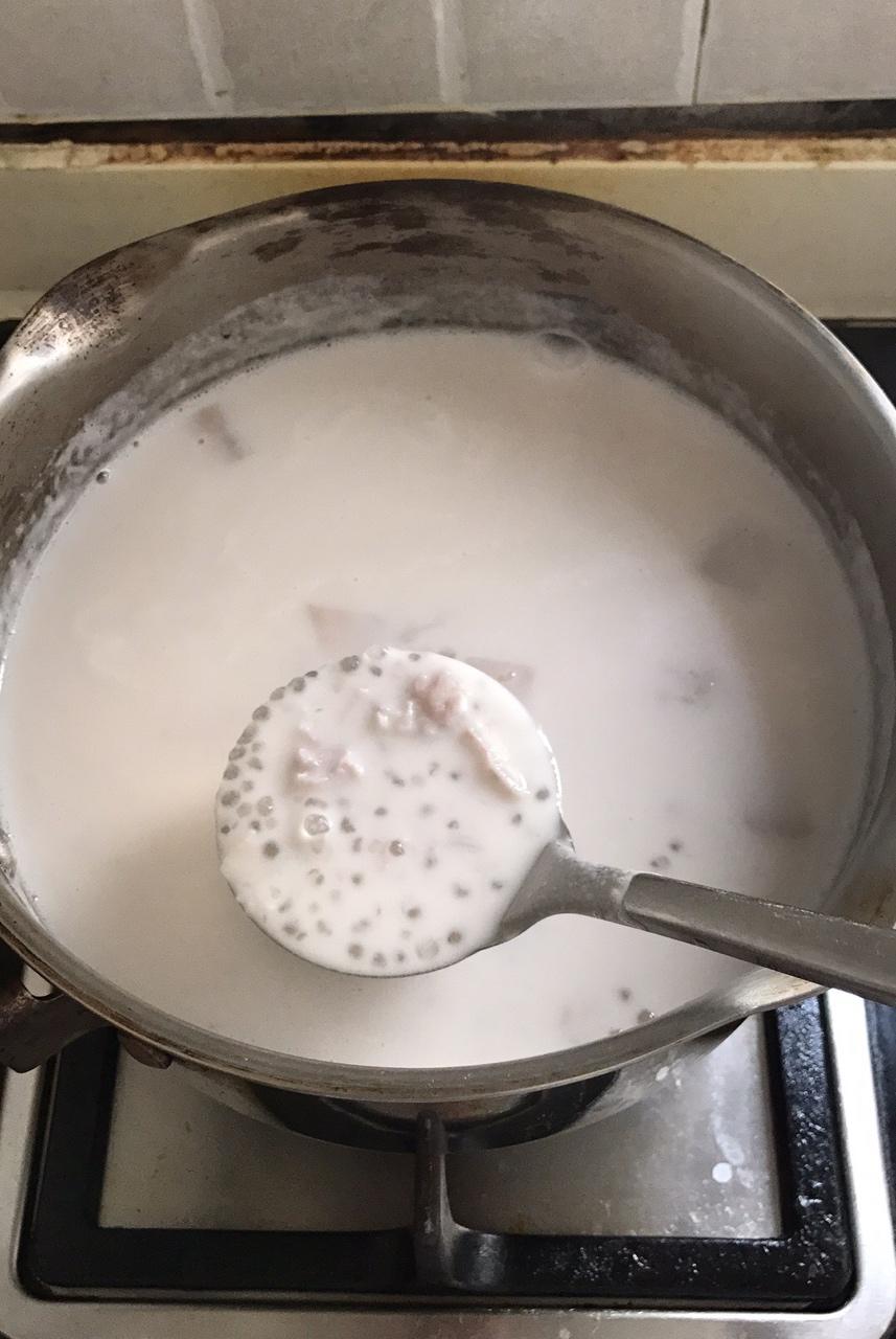 香芋牛奶西米露