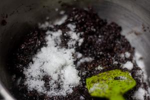 椰香紫米南瓜双拼吐司🍞浓郁椰香多重馅料的做法 步骤3