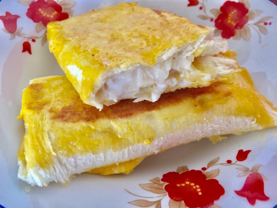 5分钟快手早餐❗️酸奶吐司卷❗️低脂不胖