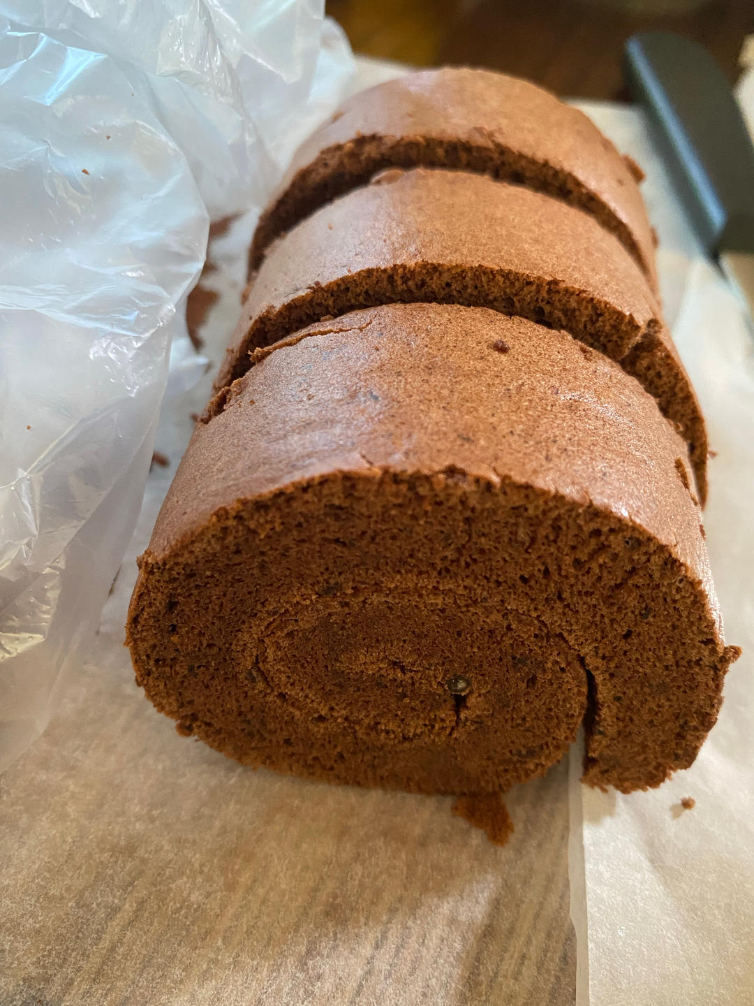 细腻柔软❗️卷不裂❗️巧克力蛋糕卷