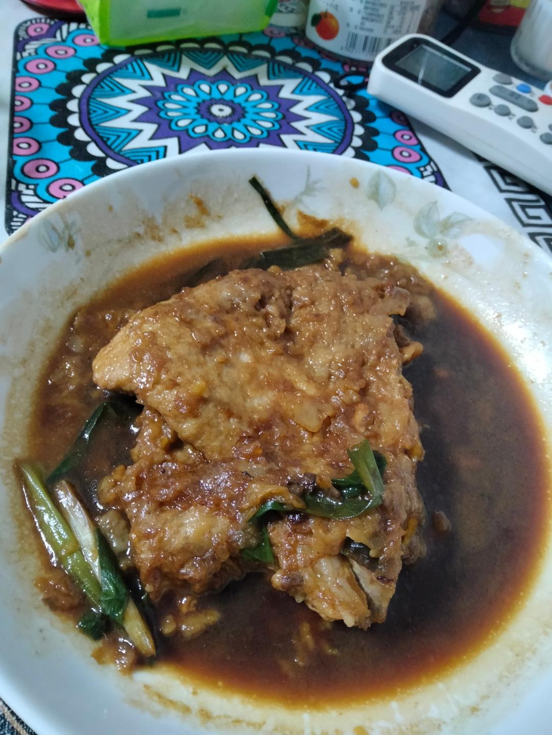 老上海的味道～葱烧大排