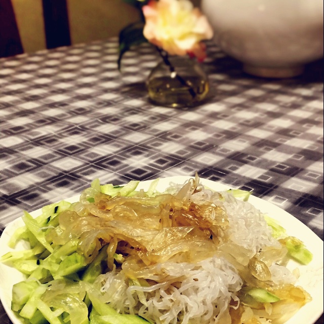 凉拌银耳魔芋