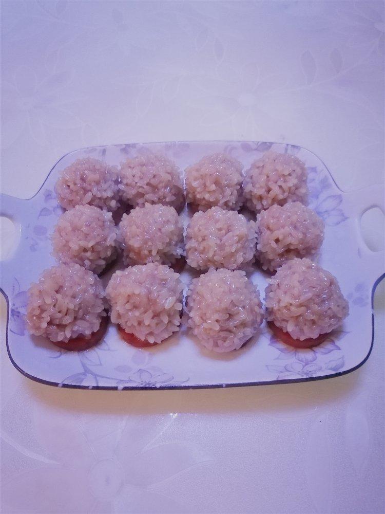 糯米珍珠丸子，年夜饭必备菜，快手蒸菜