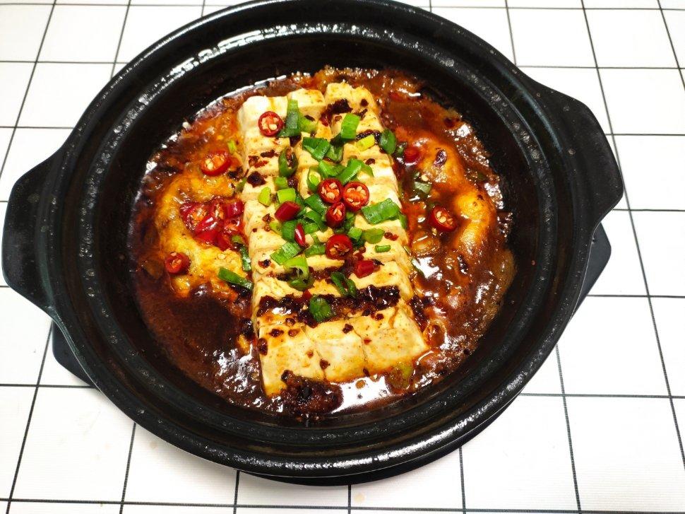 5分钟搞定‼️超下饭的鸡蛋抱豆腐！