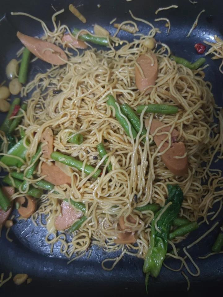 喷喷香的豆角焖面/河南蒸面/炒面