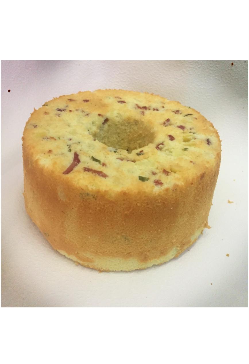 咸味温润 土豆培根葱葱葱沙拉戚风蛋糕