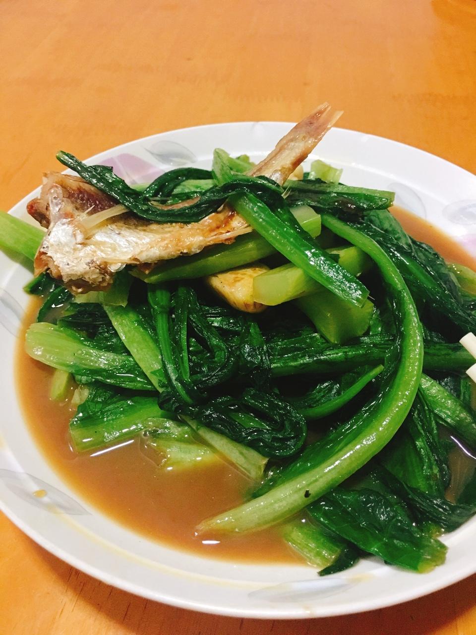 einshadow做的蚝油香麦菜