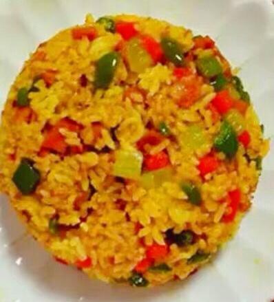 翻滚吧💥虾仁咖喱炒饭